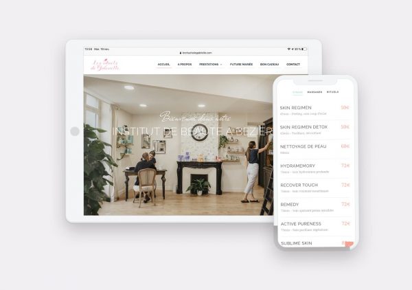 Site internet des Rituels de Gabrielle
