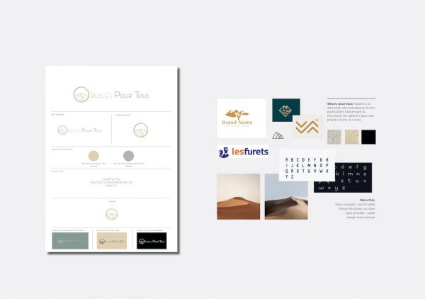Identité visuelle de Silices pour tous par Calyweb