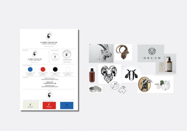 Identite Visuelle Le Bouc Francais par Calyweb