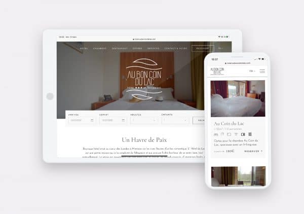 Creation site internet au bon coin du lac by calyweb