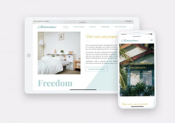 Creation Site Web Alchimihome by Calyweb