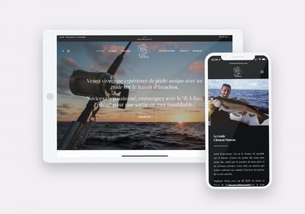 Creation Site Web BaBass Fishing by Calyweb