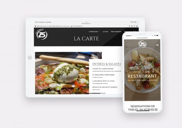 Creation Site Web Les Terrasses du Z5 by Calyweb