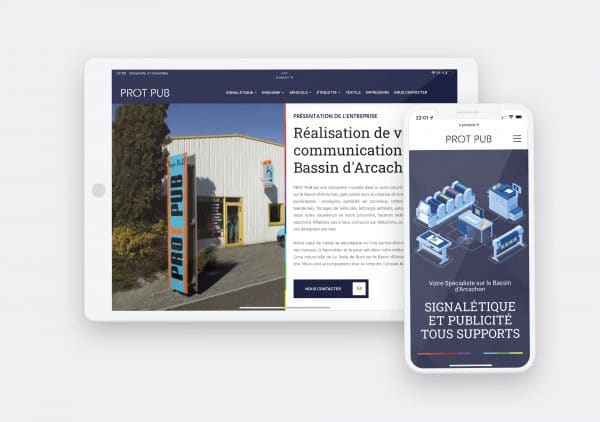 Creation Site Web Prot Pub by Calyweb