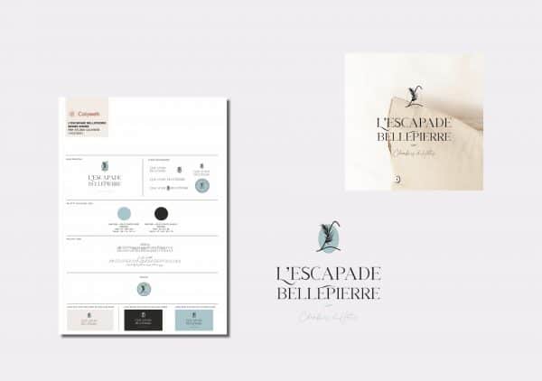 Creation du Logo pour LEscapade BellePierre by Calyweb