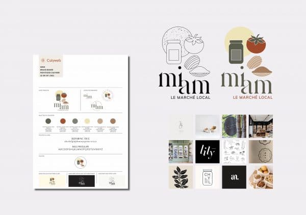 Creation du logo pour Miam by Calyweb